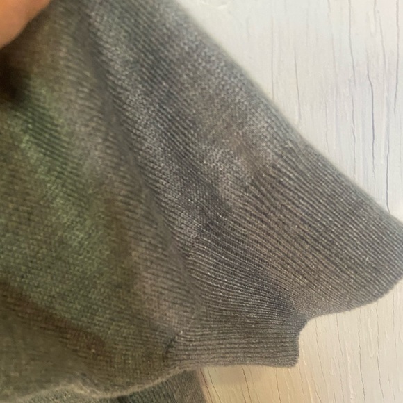 Tricots st Raphael grey cotton men’s sweater xl extra soft long sleeve argyle - Picture 5 of 5